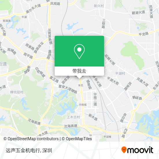 远声五金机电行地图
