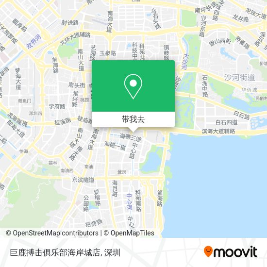 巨鹿搏击俱乐部海岸城店地图