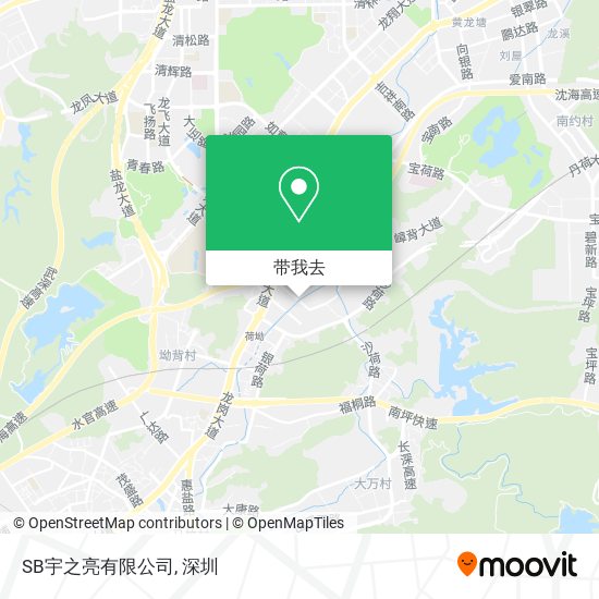 SB宇之亮有限公司地图