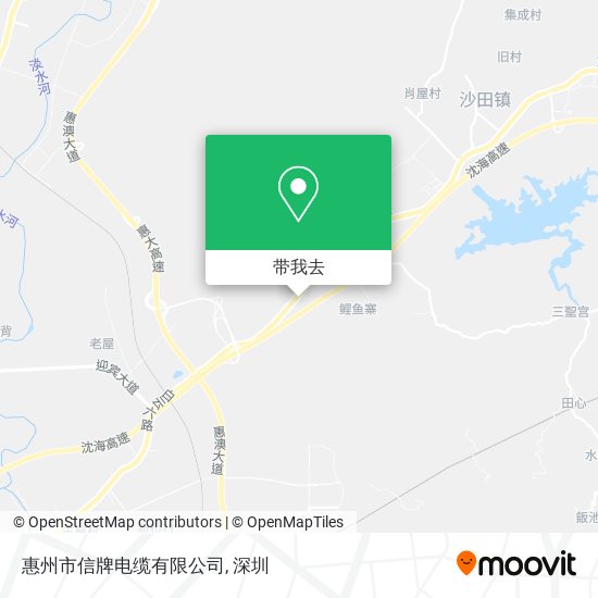 惠州市信牌电缆有限公司地图