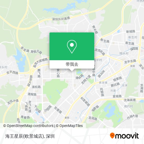 海王星辰(欧景城店)地图