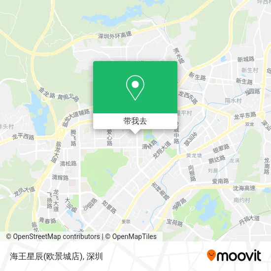 海王星辰(欧景城店)地图