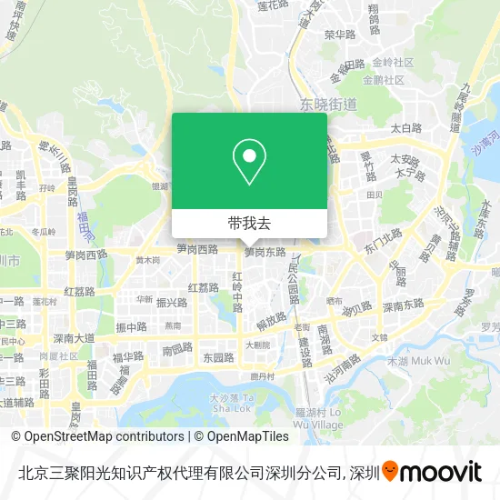 北京三聚阳光知识产权代理有限公司深圳分公司地图