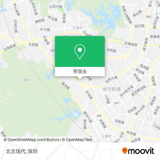 北京现代地图