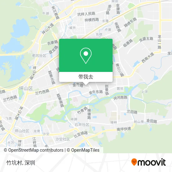 竹坑村地图