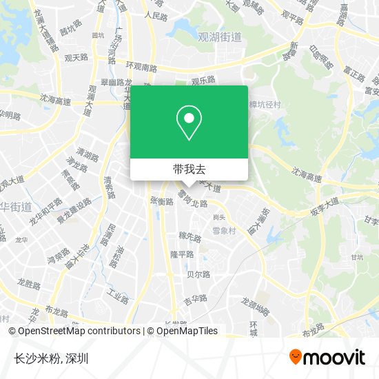 长沙米粉地图
