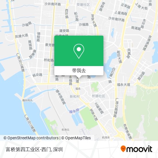 富桥第四工业区-西门地图