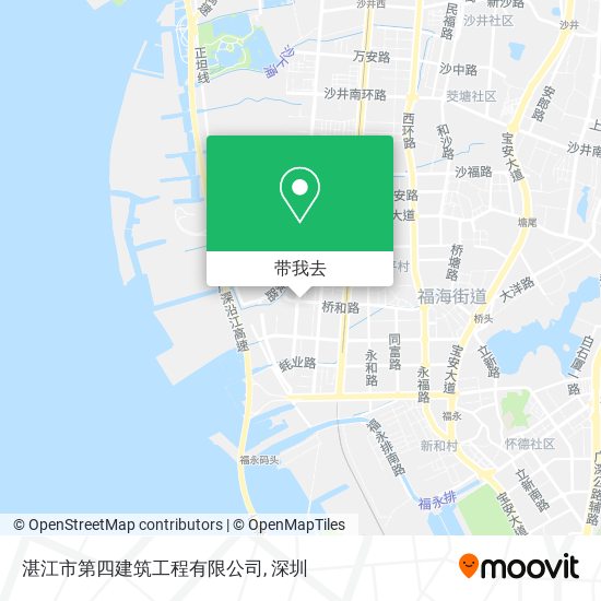 湛江市第四建筑工程有限公司地图