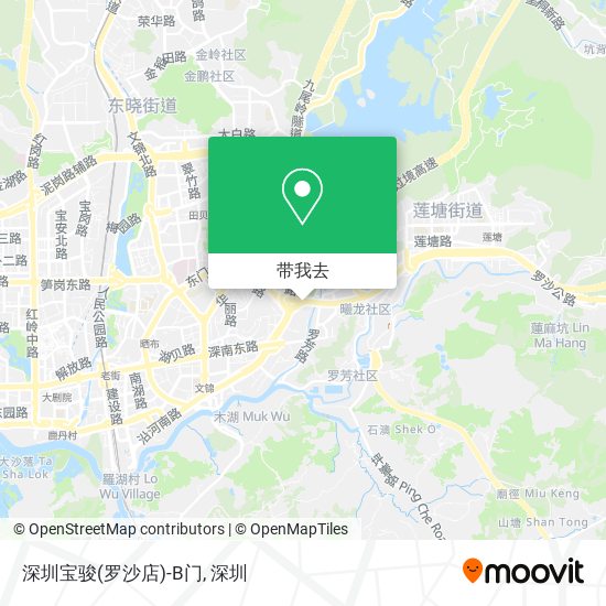 深圳宝骏(罗沙店)-B门地图