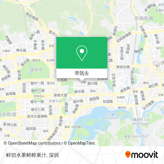 鲜切水果鲜榨果汁地图