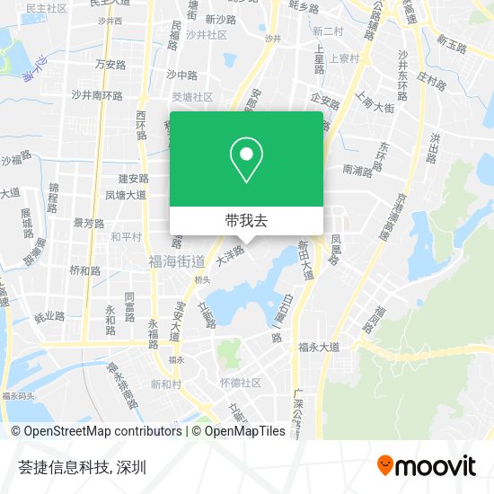 荟捷信息科技地图