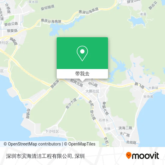 深圳市滨海清洁工程有限公司地图