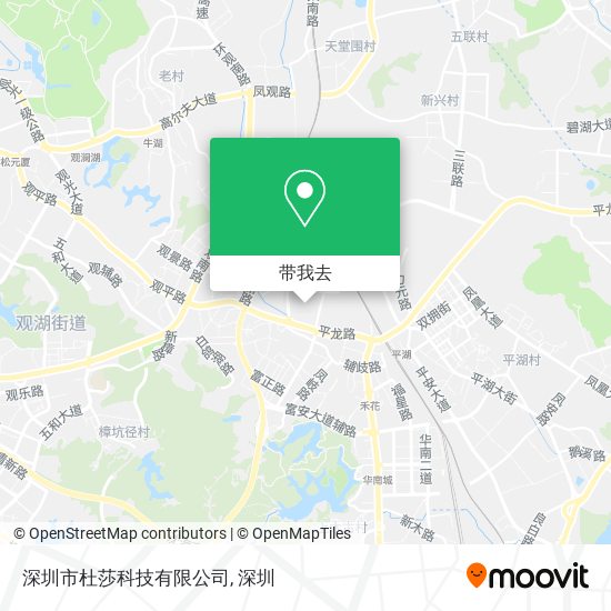 深圳市杜莎科技有限公司地图