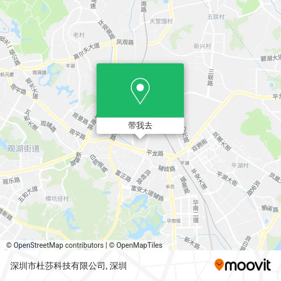 深圳市杜莎科技有限公司地图
