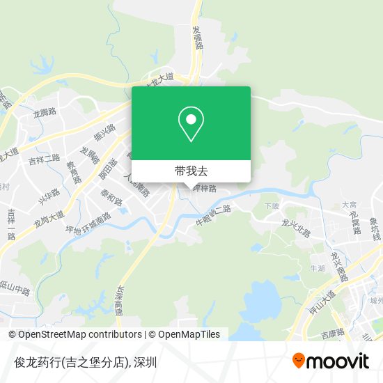 俊龙药行(吉之堡分店)地图