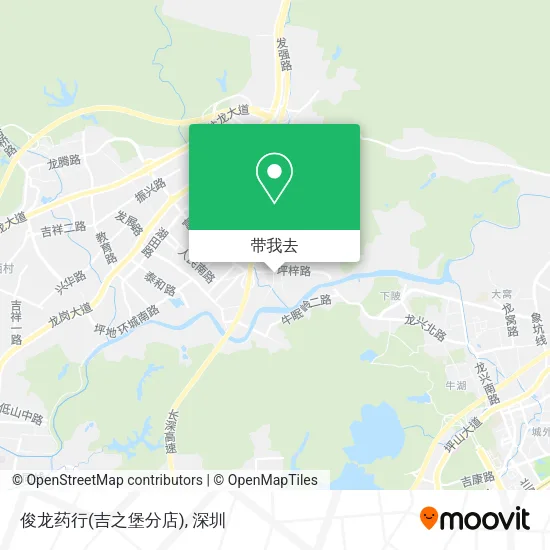 俊龙药行(吉之堡分店)地图