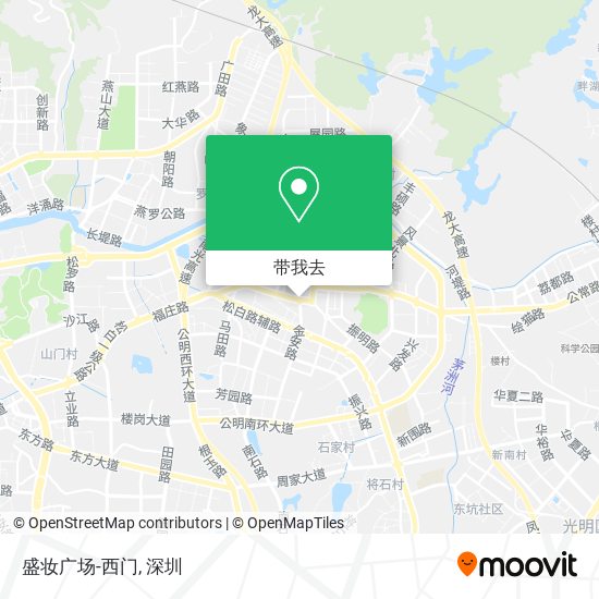 盛妆广场-西门地图
