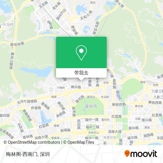 梅林阁-西南门地图
