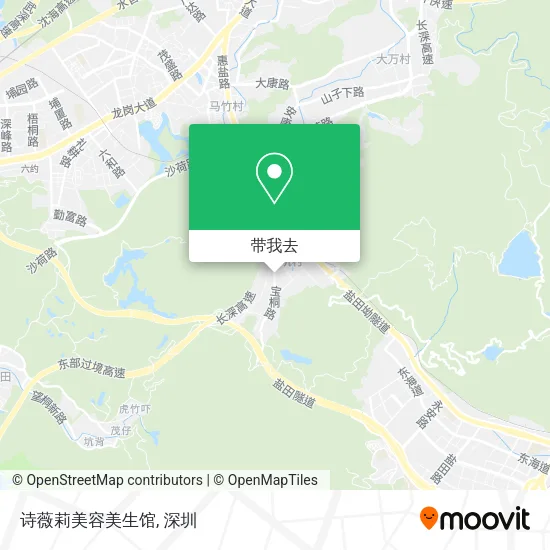 诗薇莉美容美生馆地图