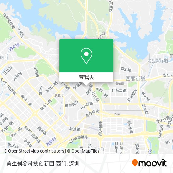 美生创谷科技创新园-西门地图