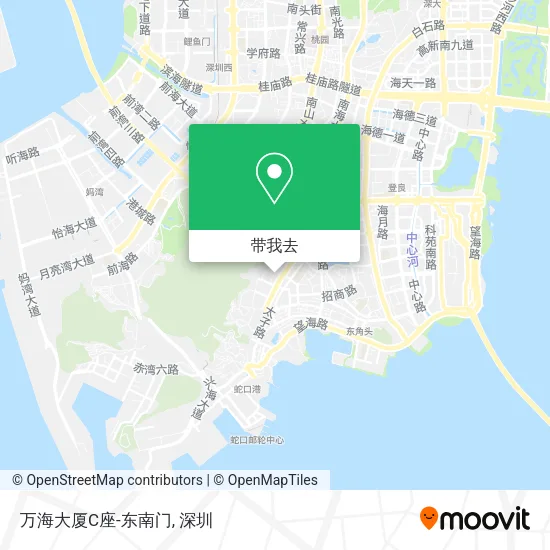 万海大厦C座-东南门地图