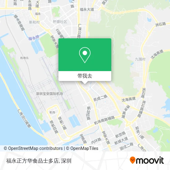 福永正方华食品士多店地图