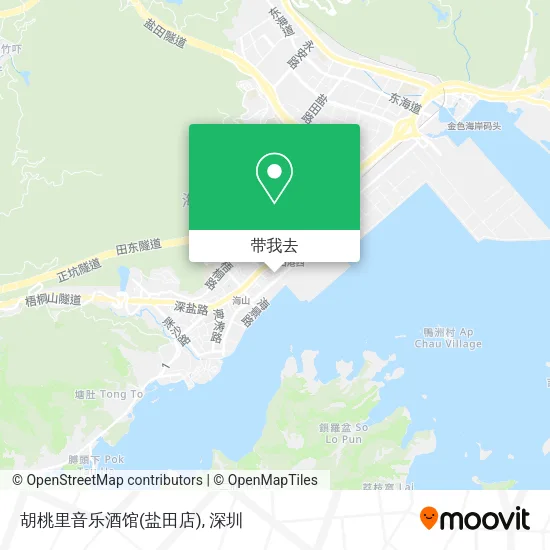 胡桃里音乐酒馆(盐田店)地图