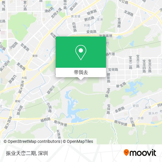 振业天峦二期地图