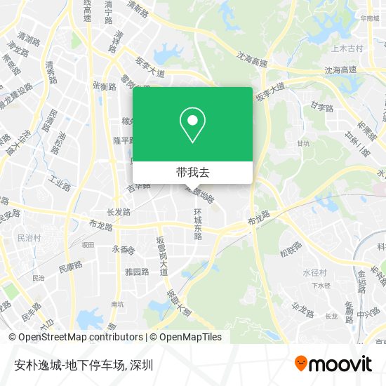 安朴逸城-地下停车场地图