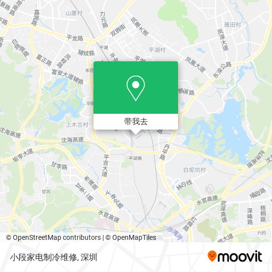 小段家电制冷维修地图