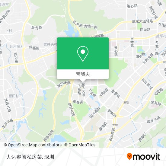 大运睿智私房菜地图
