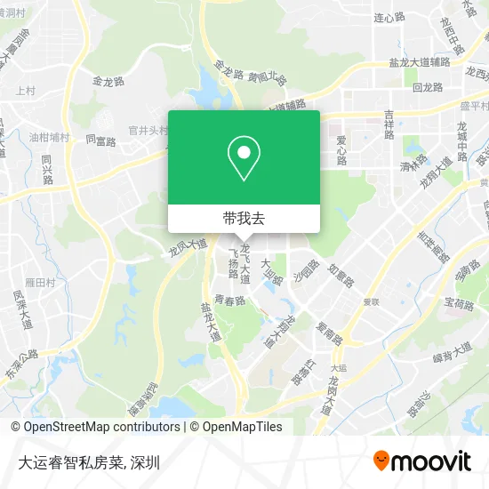 大运睿智私房菜地图