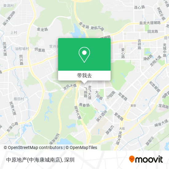 中原地产(中海康城南店)地图