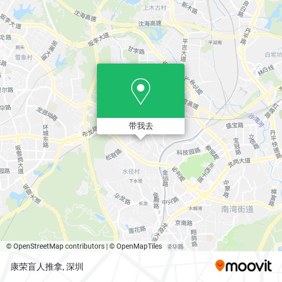 康荣盲人推拿地图