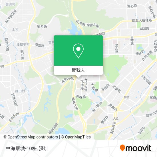 中海康城-10栋地图