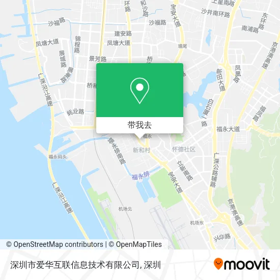 深圳市爱华互联信息技术有限公司地图