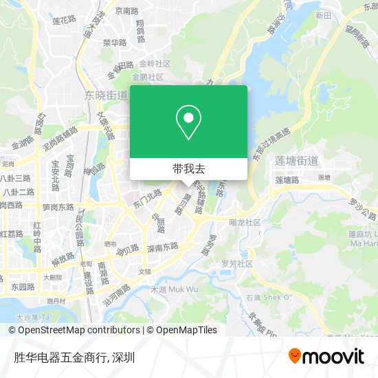胜华电器五金商行地图