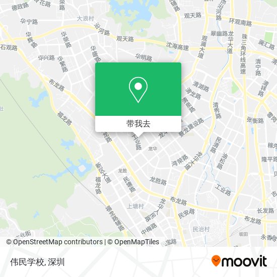 伟民学校地图