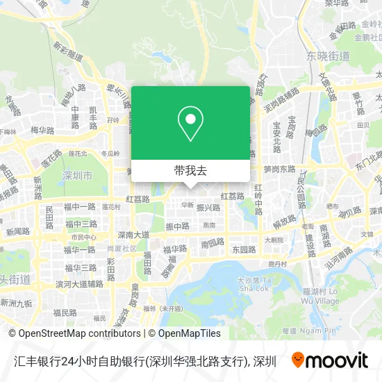 汇丰银行24小时自助银行(深圳华强北路支行)地图