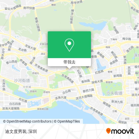 迪文度男装地图