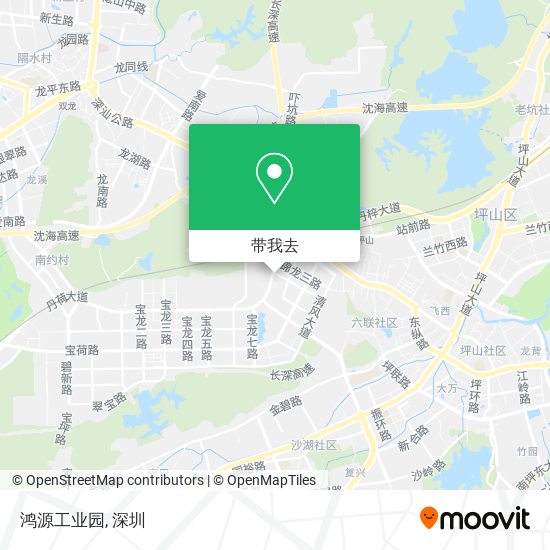 鸿源工业园地图