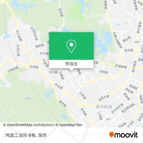 鸿源工业区-B栋地图