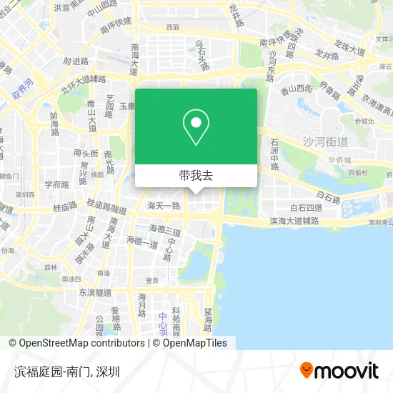 滨福庭园-南门地图