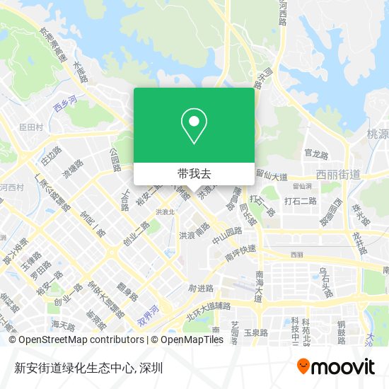 新安街道绿化生态中心地图