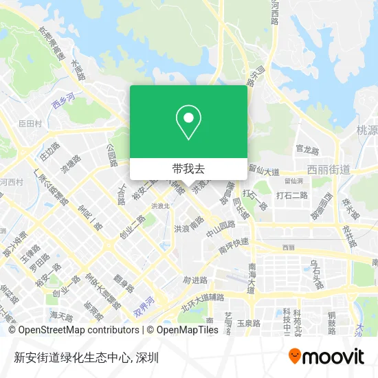 新安街道绿化生态中心地图