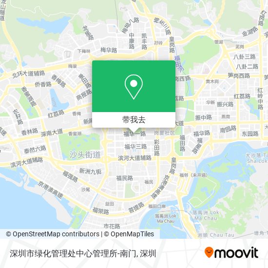 深圳市绿化管理处中心管理所-南门地图