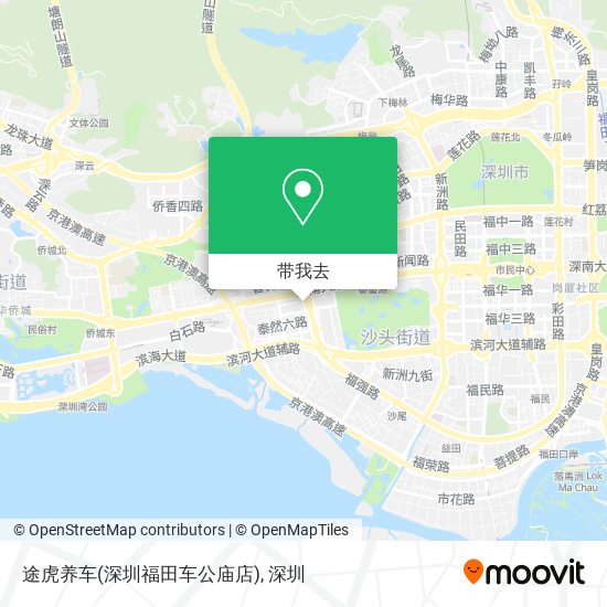 途虎养车(深圳福田车公庙店)地图