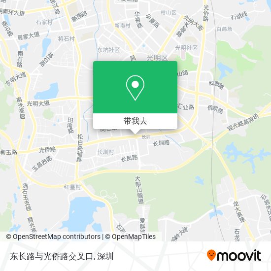 东长路与光侨路交叉口地图