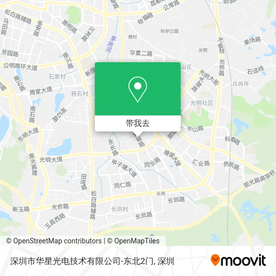 深圳市华星光电技术有限公司-东北2门地图