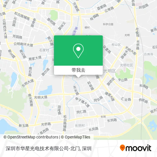 深圳市华星光电技术有限公司-北门地图